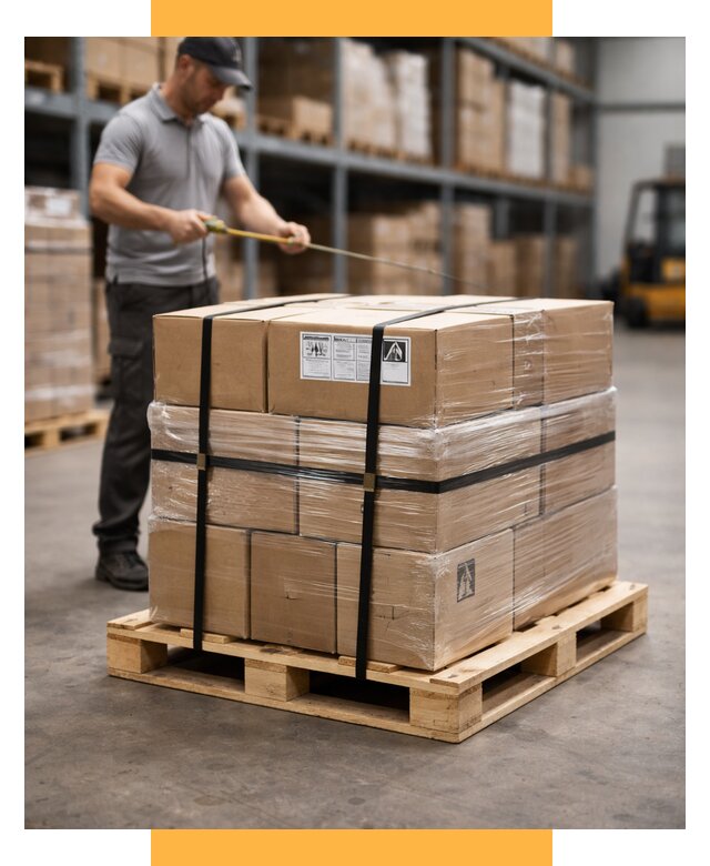 Упаковка и паллетирование грузов от 3541 р. | СетСервис-Срк