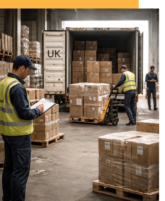 Доставка грузов из Великобритании с таможенным оформлением от 12646