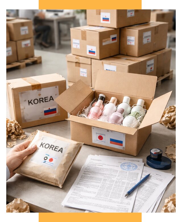 Доставка косметики из Кореи от 8599 р. под ключ | СетСервис-Срк