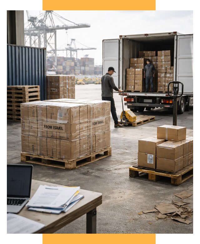 Доставка грузов из Израиля от 15176 р., логистика от СетСервис-Срк