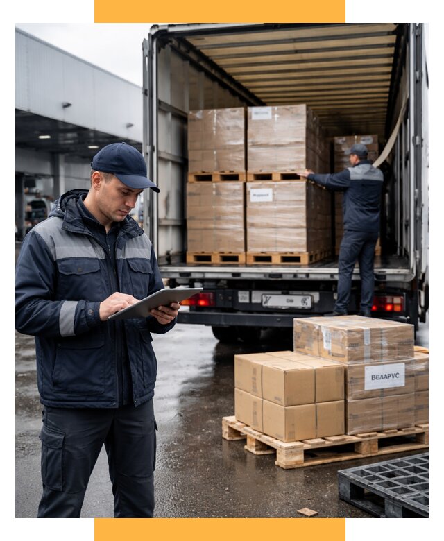 Доставка грузов из Беларуси от 15176 р. логистика СетСервис-Срк