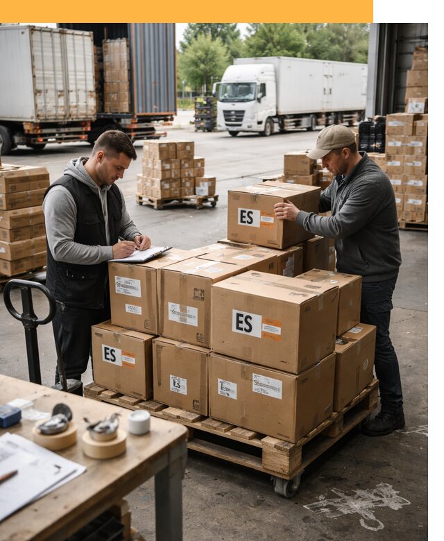 Доставка грузов в Испанию автотранспортом от 35410 руб