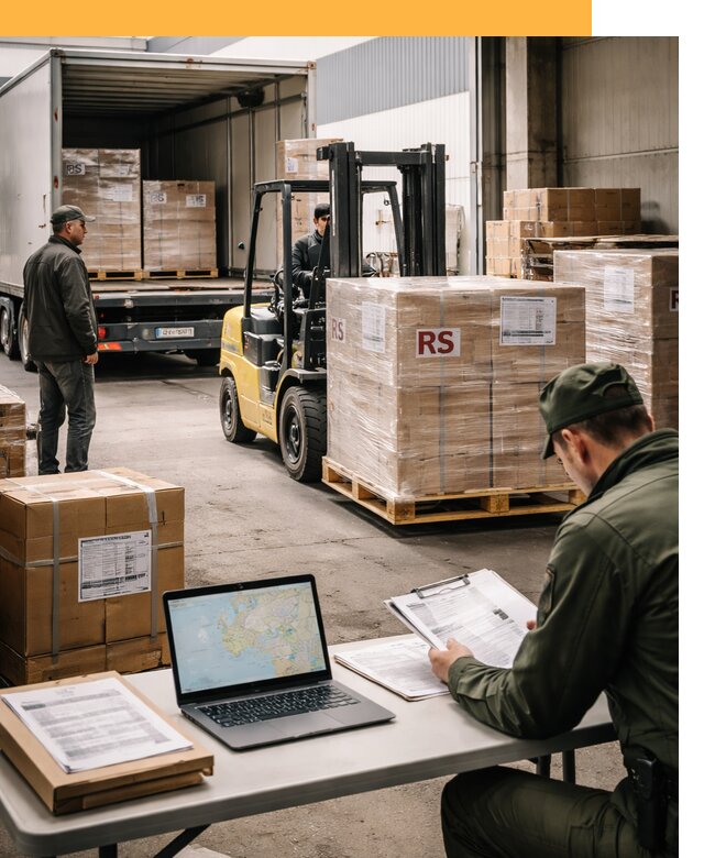 Доставка грузов в Сербию от 45527 руб, международные перевозки