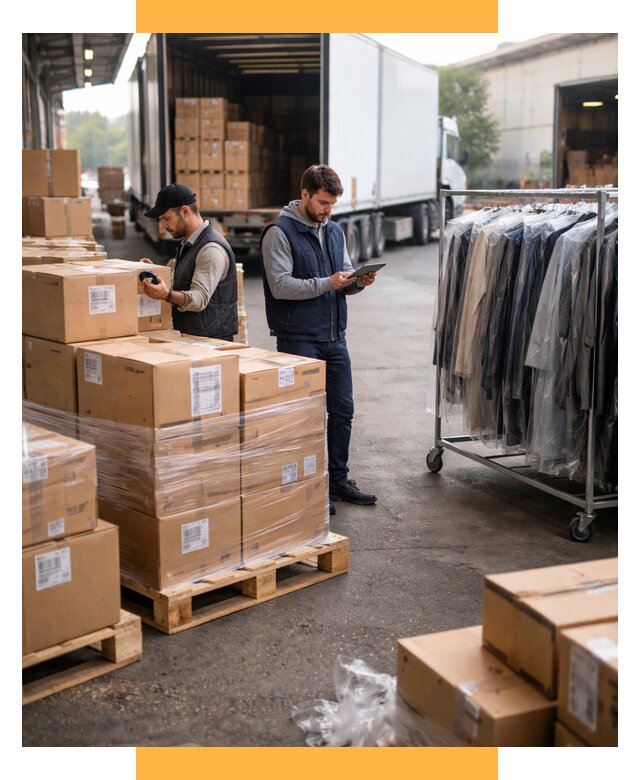 Перевозка и доставка одежды из Китая от 7588 р., СетСервис-Срк