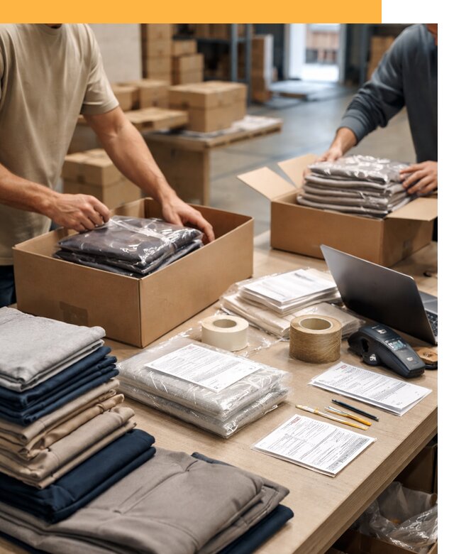 Перевозка одежды по миру от 7588 руб. с таможенным оформлением