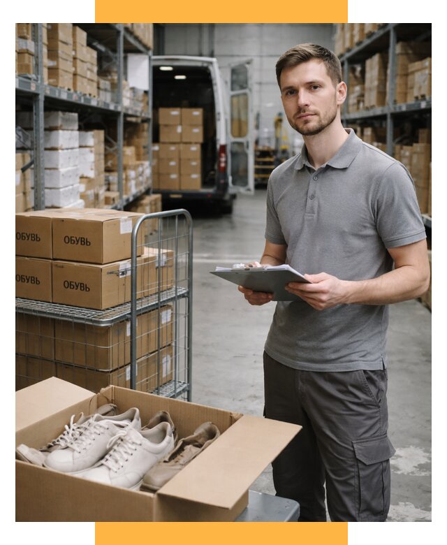 Доставка обуви из Китая и Турции от 4553 р. СетСервис-Срк