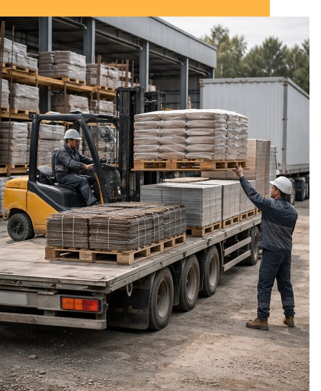 Перевозка строительных материалов по миру от 5564 руб