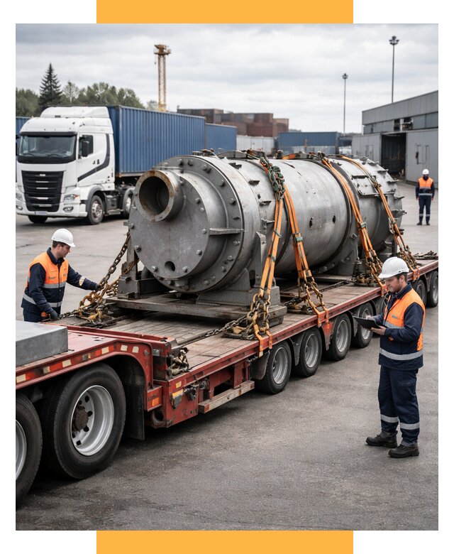 Перевозка тяжеловесных грузов под ключ от 151755 р. | СетСервис-Срк