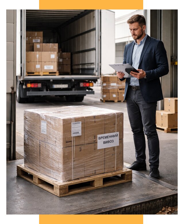 Временный вывоз товаров под ключ от 8094 р. | СетСервис-Срк