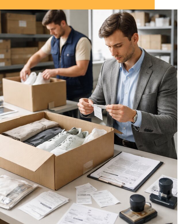 Таможенное оформление одежды и обуви по выгодной цене от 6576 руб