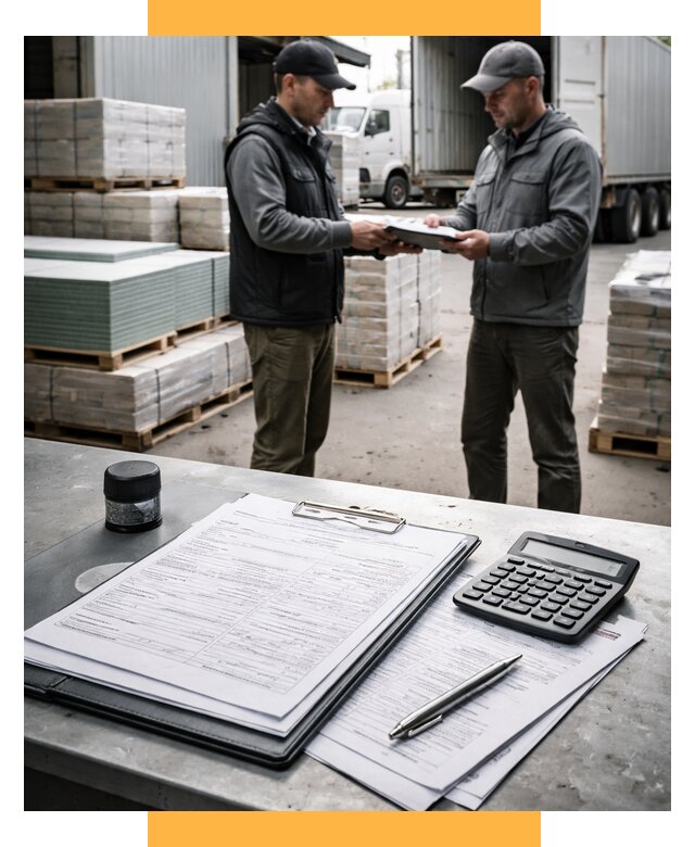 Таможенное оформление стройматериалов от 8599 р. | СетСервис-Срк