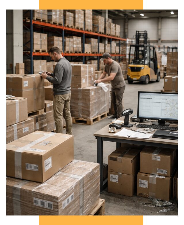 Склад консолидации в Европе от 6576 р., услуги СетСервис-Срк