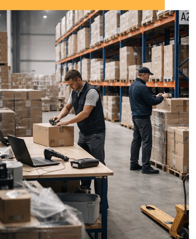 Склад консолидации в Европе: хранение, сортировка от 6576